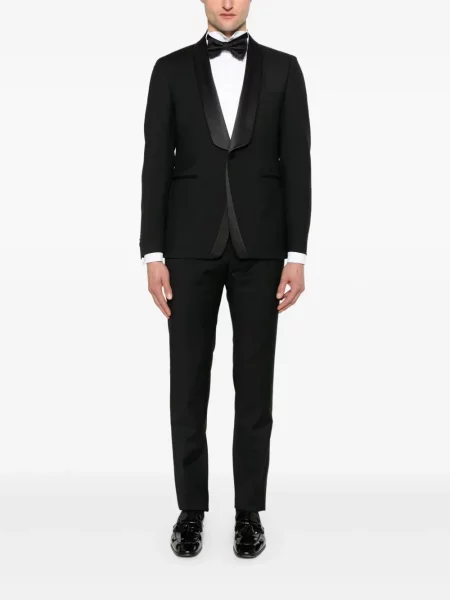 Costum Tagliatore din satin de costum negru