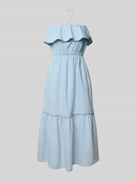 Drykorn Sukienka Z Odkrytymi Ramionami Lumira W Stylu Jeansowym blau