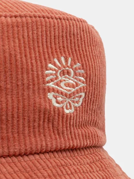 Rip Curl kapelusz bucket sztruksowy pomarańczowy