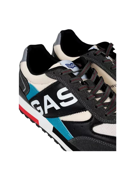 Sneakersy Gas skórzane szare
