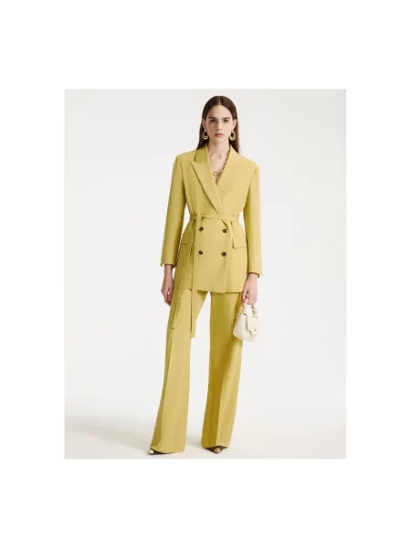 Pantaloni Marella galben