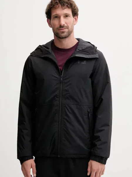 Μπουφάν Jack Wolfskin PAMIR μαύρο