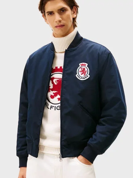 Бомбер Tommy Hilfiger синій
