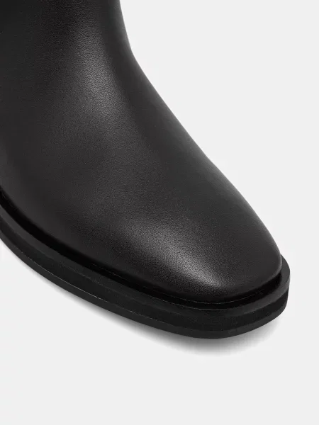 Calvin Klein bőr csizma FORMAL UTK BOOT LTH barna