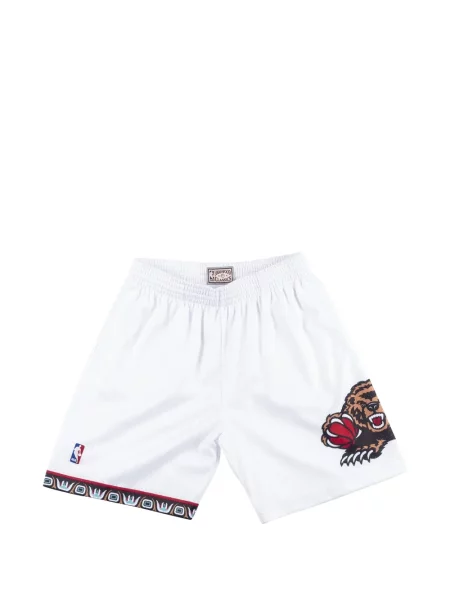 Pantaloni scurți Mitchell & Ness alergare alb