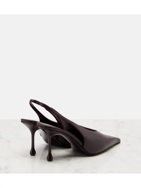 Pantofi cu toc Jimmy Choo din piele slingback