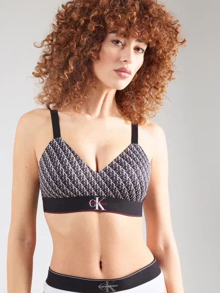 Calvin Klein Underwear Sutien negru alb