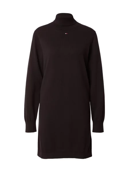 Tommy Jeans Rochie tricotată Ess negru