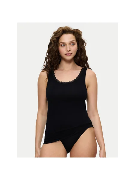 Triumph Felső Feel Of Cotton fekete