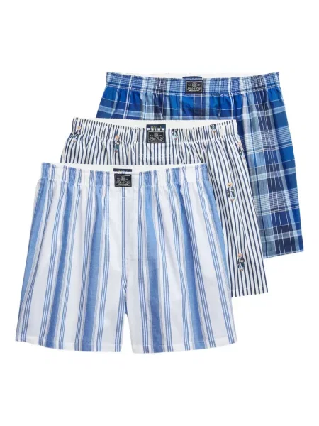 Szerokie polo Polo Ralph Lauren z przetarciami w paski czarne