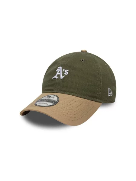 NEW ERA Șapcă OAKATH bej / oliv / alb verde