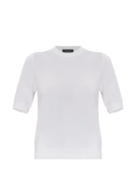Scurt tricou Fabiana Filippi din tul alb