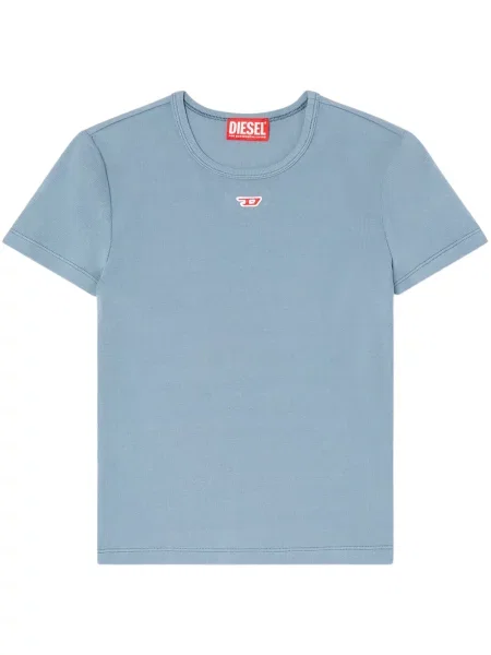 Tricou Diesel lung albastru