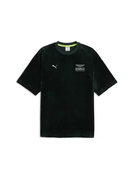 Koszulka PUMA x ASTON MARTIN ARAMCO TEAM Lifestyle o luźnym kroju Akcesoria S zielony