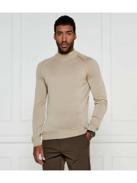 Pulover Boss Black de lână negru