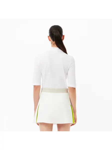 Lacoste Koszula Polo Z Rękawem biała