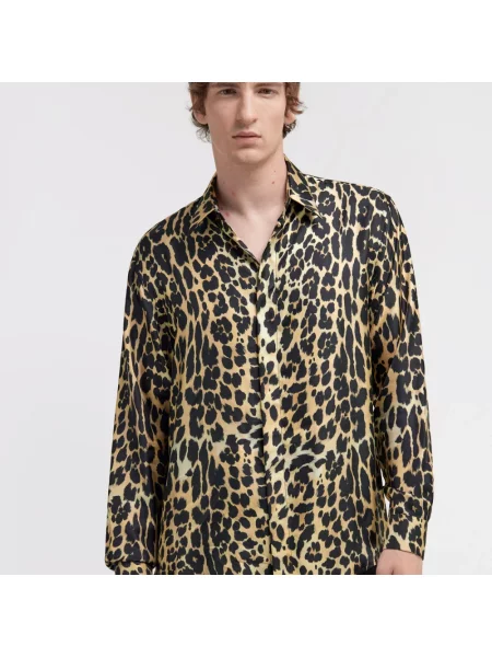 Koszula Roberto Cavalli brązowa