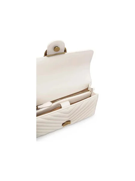 Geanta crossbody Pinko din piele bej