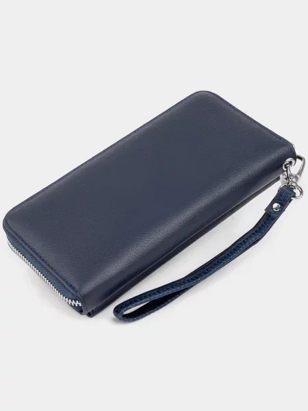 ST Leather Accessories Гаманець Шкіра синій