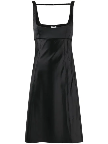 Rochie fără mâneci Anna October fără mâneci de costum negru