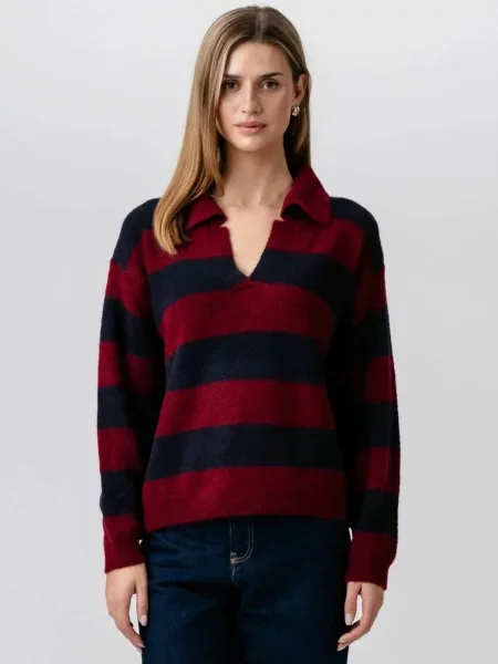 TEESHOPPEN Pulover Nora Knit închis albastru