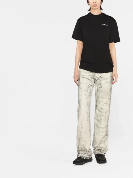 Raštuotas trumpas marškinėliai Off-white