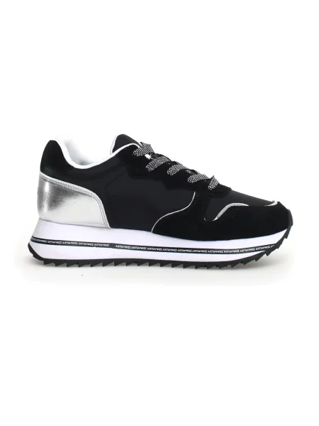 Sneakersy W6yz zamszowe czarne