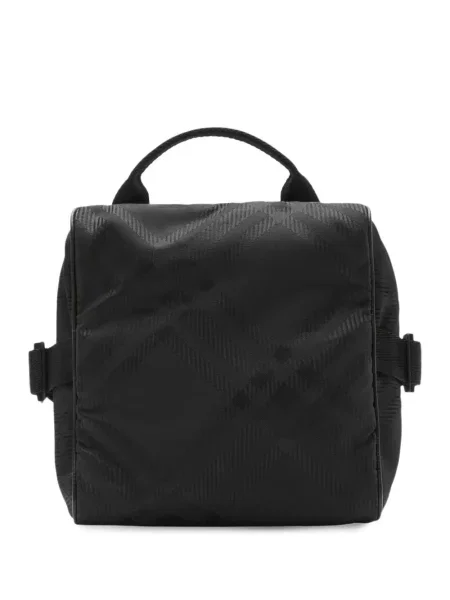 Geantă Burberry în carouri negru
