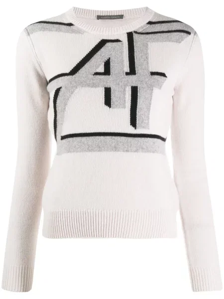 Pulover Alberta Ferretti alb