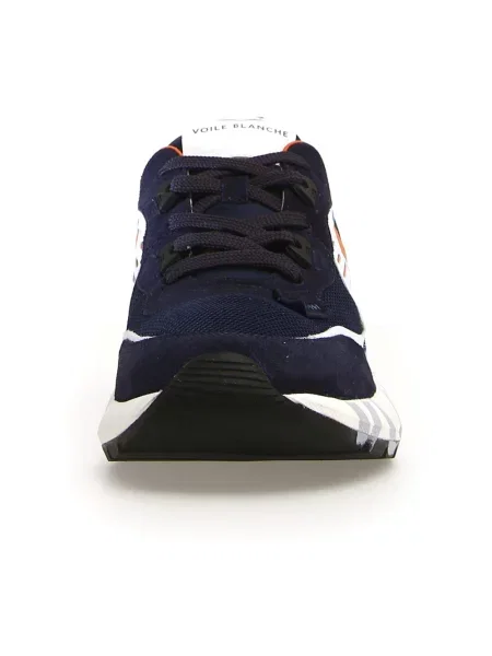 Sneakersy Voile Blanche skórzane niebieskie
