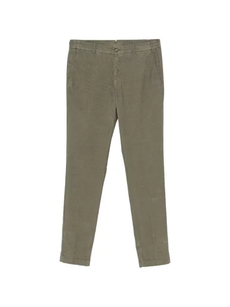 Pantaloni Berwich de catifea cord verde