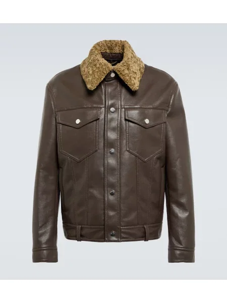 Bőrdzseki Nanushka barna