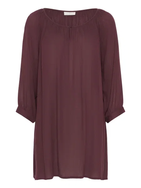 Kaffe Tunika KAAmber vinsko rdeča