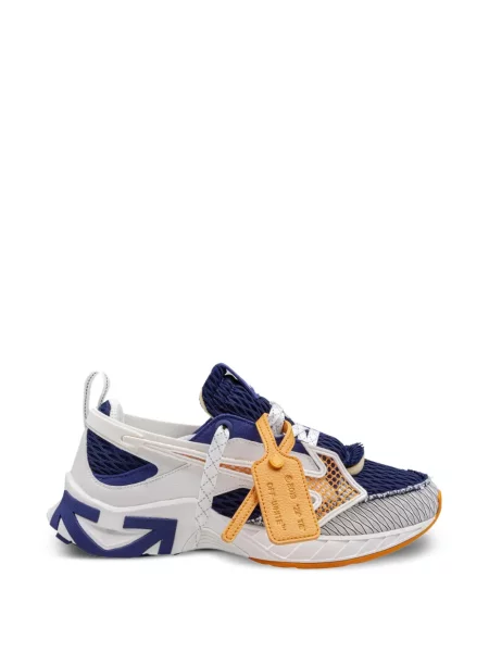 Sneakerși Off-white plasă alb