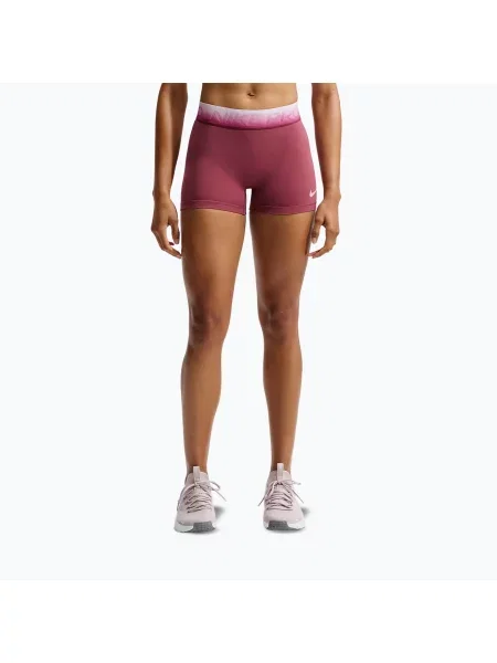 Pantaloni scurți de antrenament pentru femei Nike Pro pink smoke/bleached lilac roz