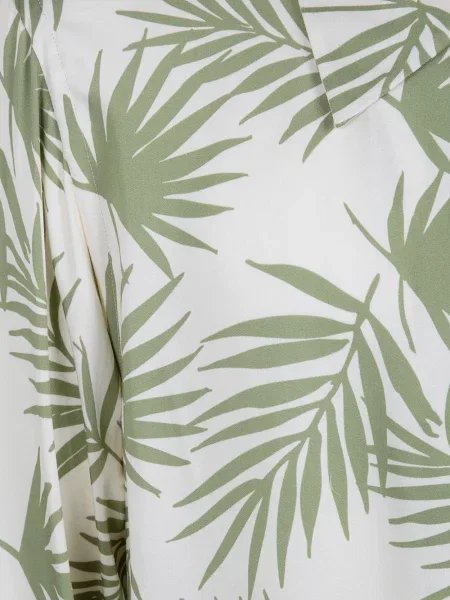 Риза Laneus с принт бяло