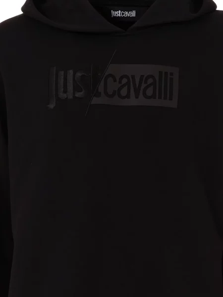 Hanorac cu glugă Just Cavalli negru