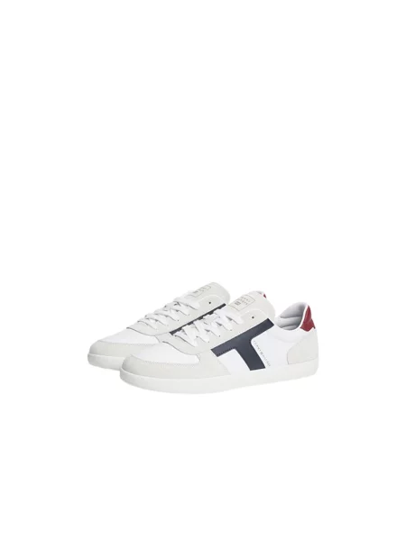 Sneakersy Tommy Jeans zamszowe białe