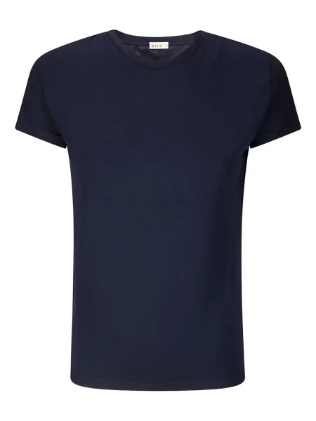Koszulka Hira z dżerseju niebieska