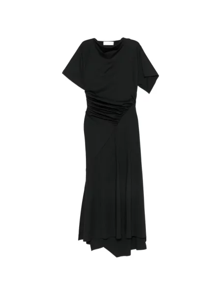 Rochie Victoria Beckham asimetrică negru