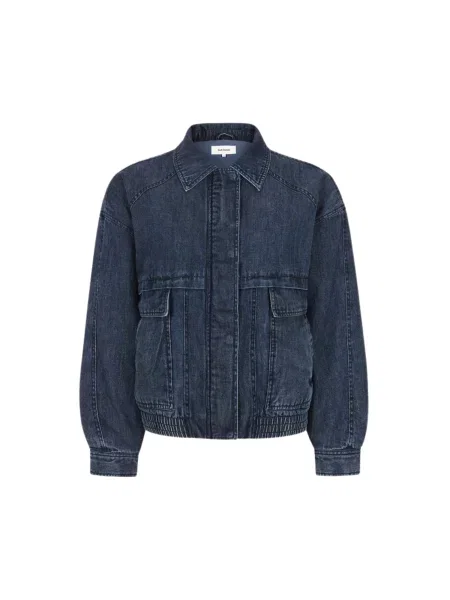 Soft Rebels Geacă de primăvară-toamnă SRBindi denim albastru