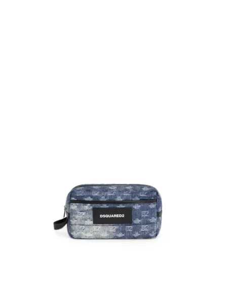 Pungă cosmetică Dsquared2 albastru