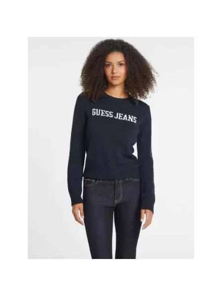 Guess Jeans sweter niebieskie