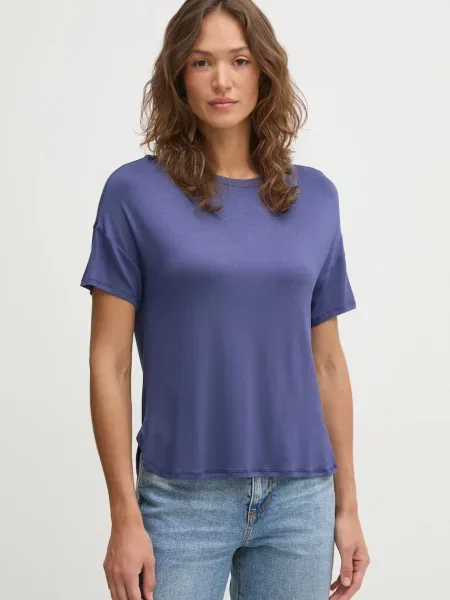 Тениска United Colors of Benetton тъмносиньо
