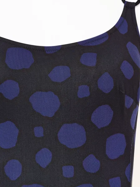 Maryan Mehlhorn Plavky S Kosticemi Blue Dots černá/ modrá černé