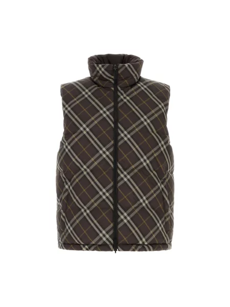 Kamizelka puchowa Burberry dwustronna szara