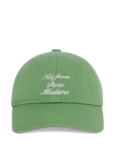 Șapcă Drole De Monsieur cu broderie verde