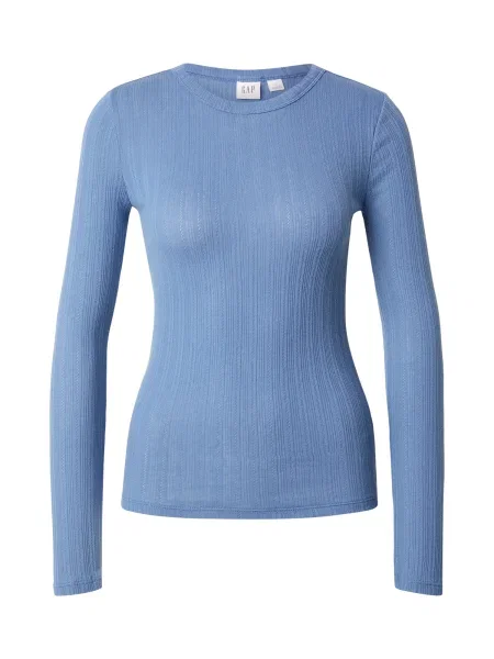 GAP Tričko ESSENTIAL POINTELLE chladná modrá