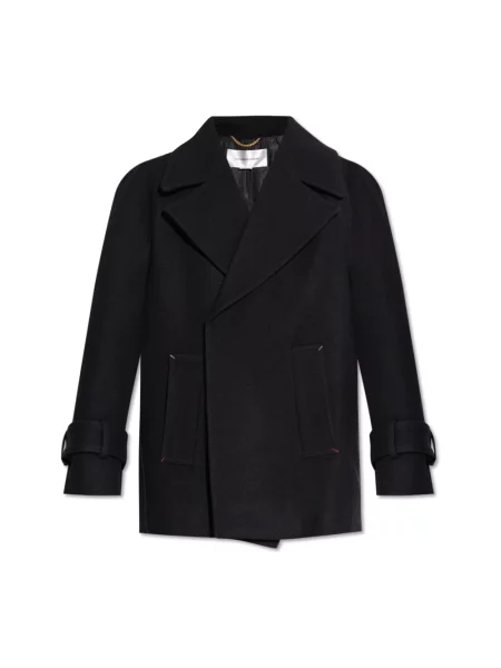 Płaszcz Victoria Beckham wełniany czarny