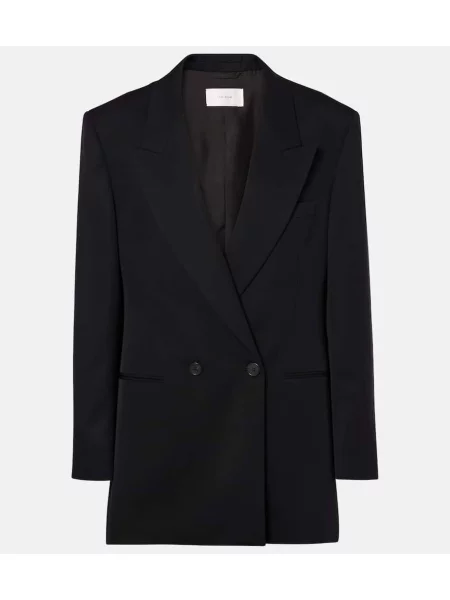 Sacou The Row de lână negru